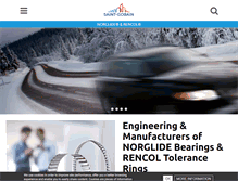 Tablet Screenshot of bearings.saint-gobain.com
