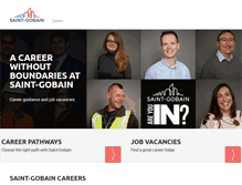 Tablet Screenshot of careers.saint-gobain.co.uk