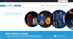 Desktop Screenshot of crystals.saint-gobain.com