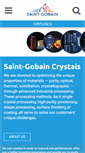 Mobile Screenshot of crystals.saint-gobain.com
